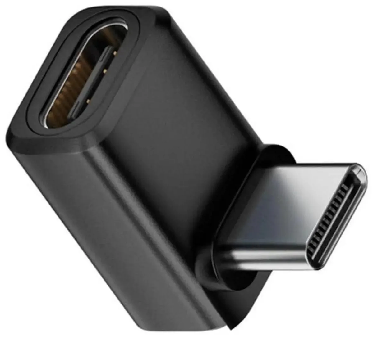 SMUGDESK SMUGDESK 90° Up-Angled USB-C Male to Female Extender Adapter USB 5.0 80Gbps 240W 16K/8K/5K — product photo