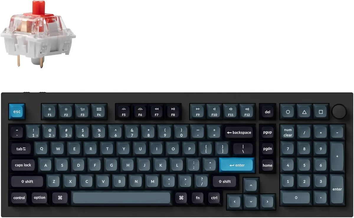 TUKO TUKO 96% QMK/VIA Wireless Mechanical Gaming Keyboard - Black — product photo
