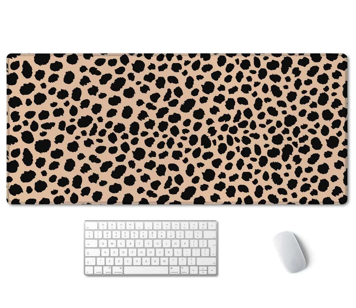  Keychron ZLKIONQ-SS9321 Leopard Print Mouse Pad 35.5x15.7 in 2.5mm — product photo