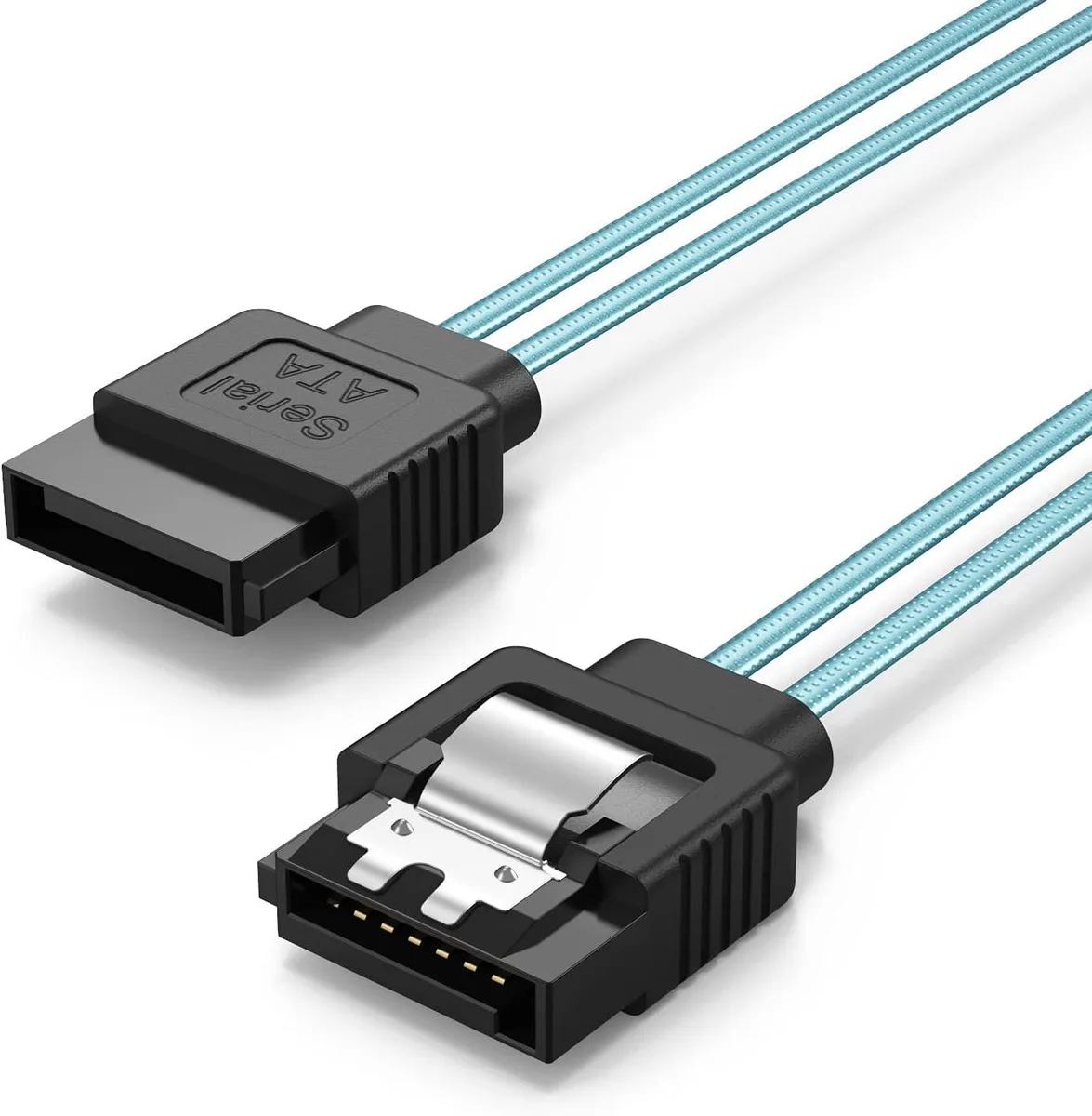 CableCreation CableCreation SATA III 8-inch 6.0 Gbps 5-Pack Blue — product photo