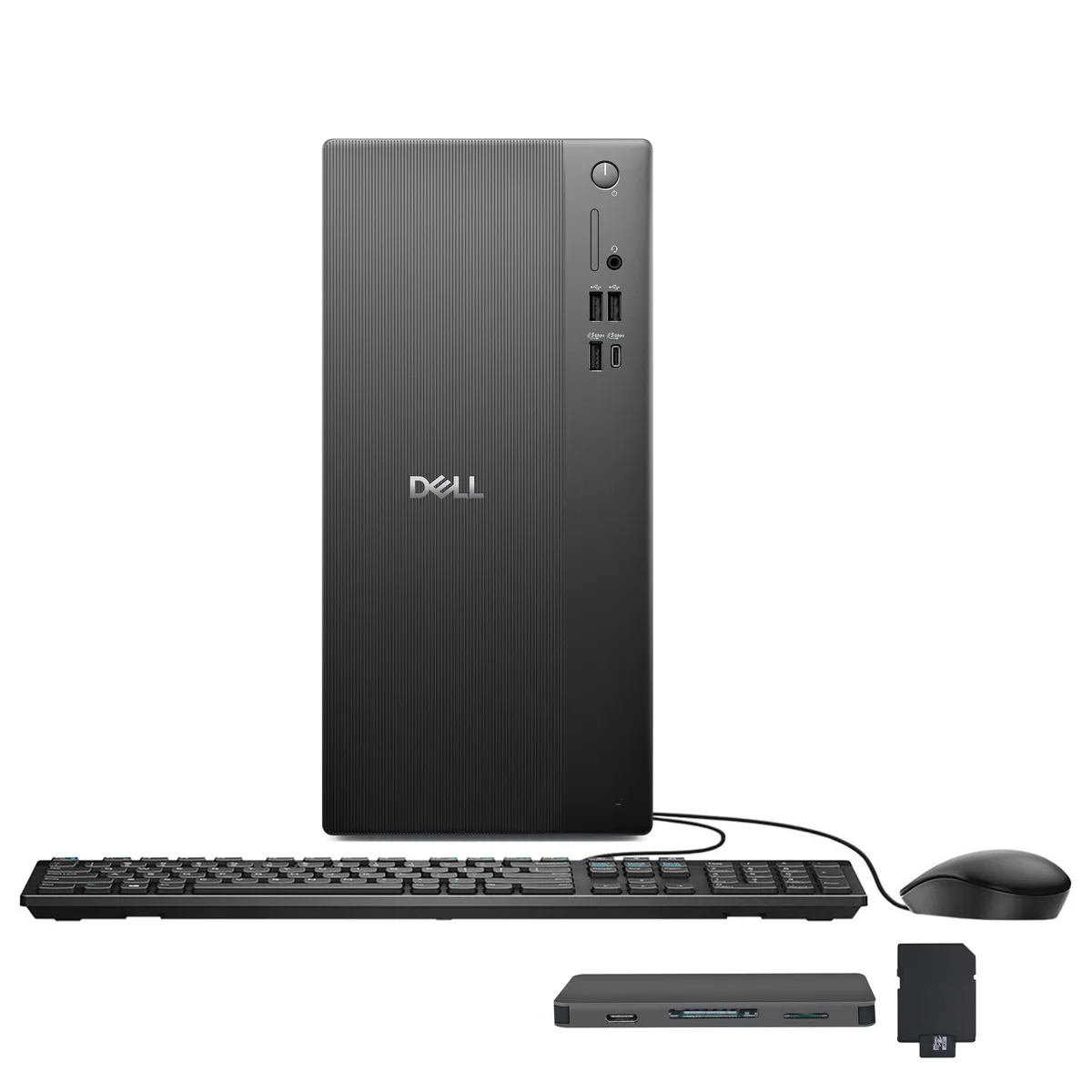 DELL DELL Tower Desktop Core Ultra 5 225 32GB DDR5 1.16TB Storage Win 11 Black — product photo