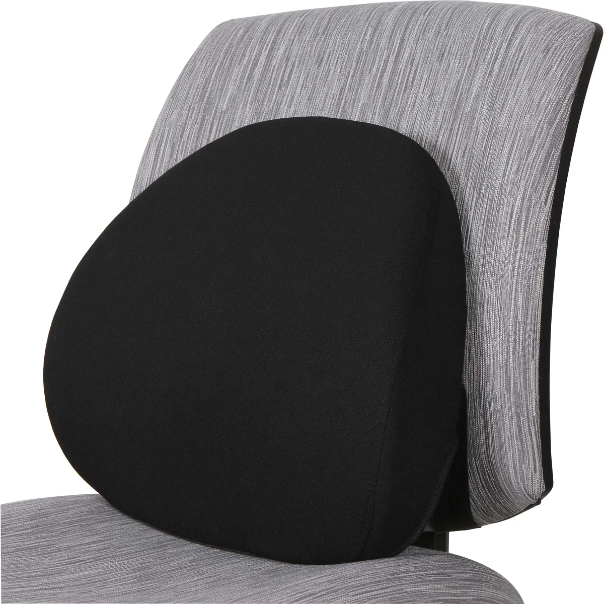 Lorell Lorell LLR42170 Lumbar Back Support Foam 15x4-1/2x13-1/8 Black office furniture — product photo