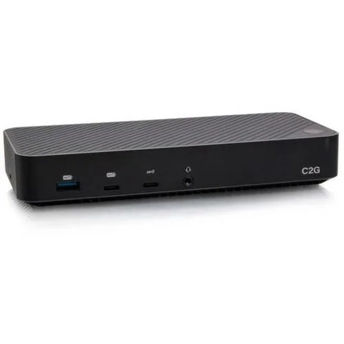 Cables To Go Cables To Go C2G54538 USB-C Triple 4K Docking Station 100W PD 130W PSU — product photo