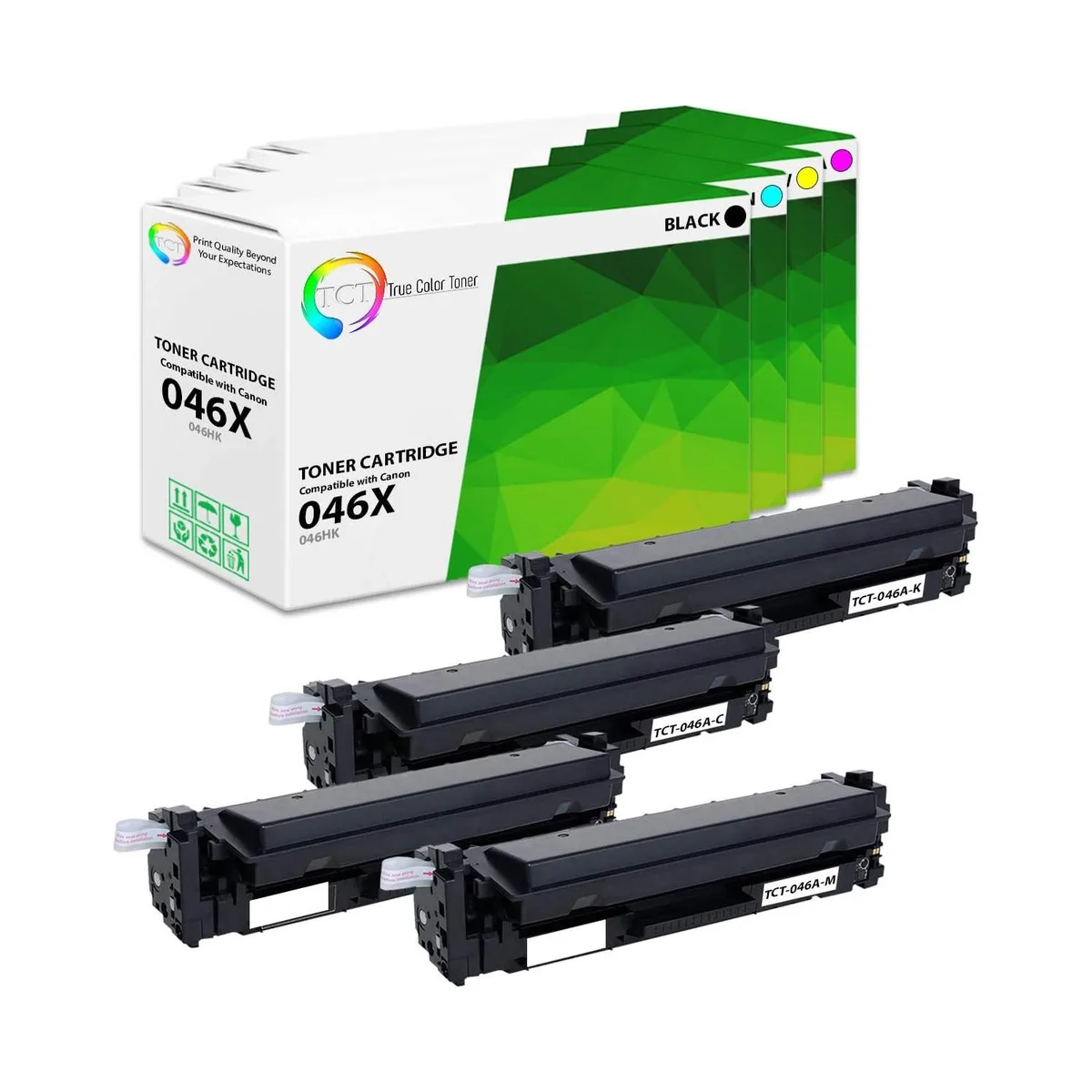 True Color Toner True Color Toner 046X 4-Pack High Yield Toner Cartridges — product photo