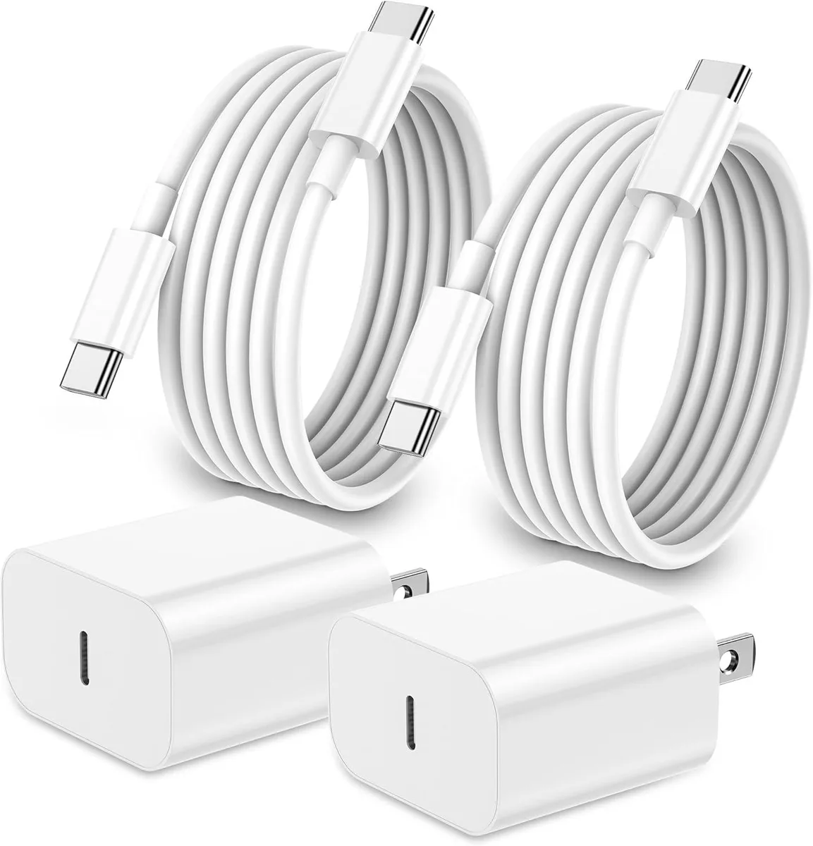 ONITOON ONITOON 20W USB-C Wall Charger 2-Pack with 6FT Cable — product photo