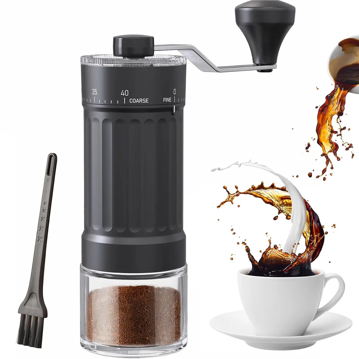  EZLucky EZ-coffee-40 coffee grinder 40 settings 30g 0.72 lb — product photo