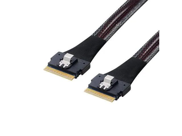 LORDWORLD LORDWORLD SAS 4.0 SFF-8654 8i 74pin Host to Slim SAS Target Cable 50cm — product photo