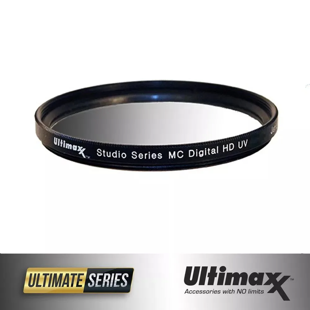 62mm clear glass UV filter with multi-coated finish