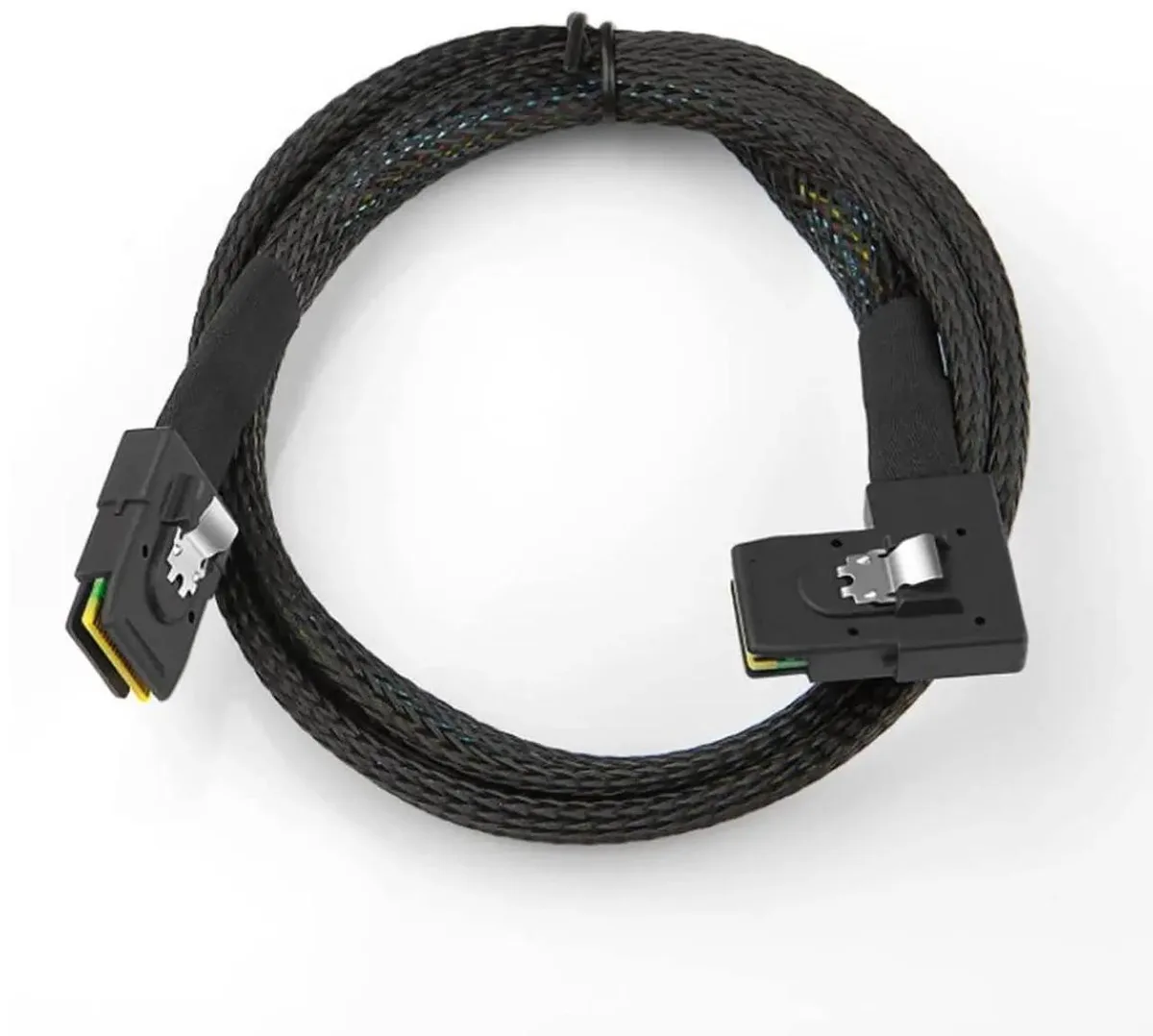 Vszerda Vszerda Mini SAS SFF-8087 Straight to Right Angle 12Gbps 30AWG 0.5m — product photo
