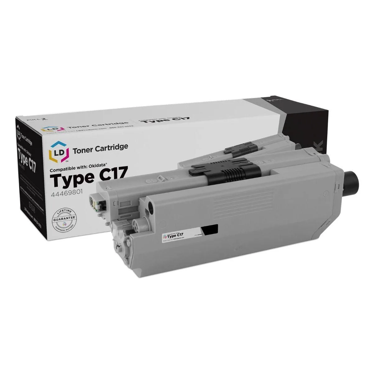 LD Products LD Products Compatible Toner Cartridge 44469801 Type C17 Black — product photo