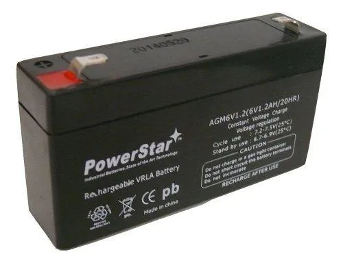 BatteryJack inc. BatteryJack inc. 6V 1.2Ah AGM Battery UB613 D5731 — product photo