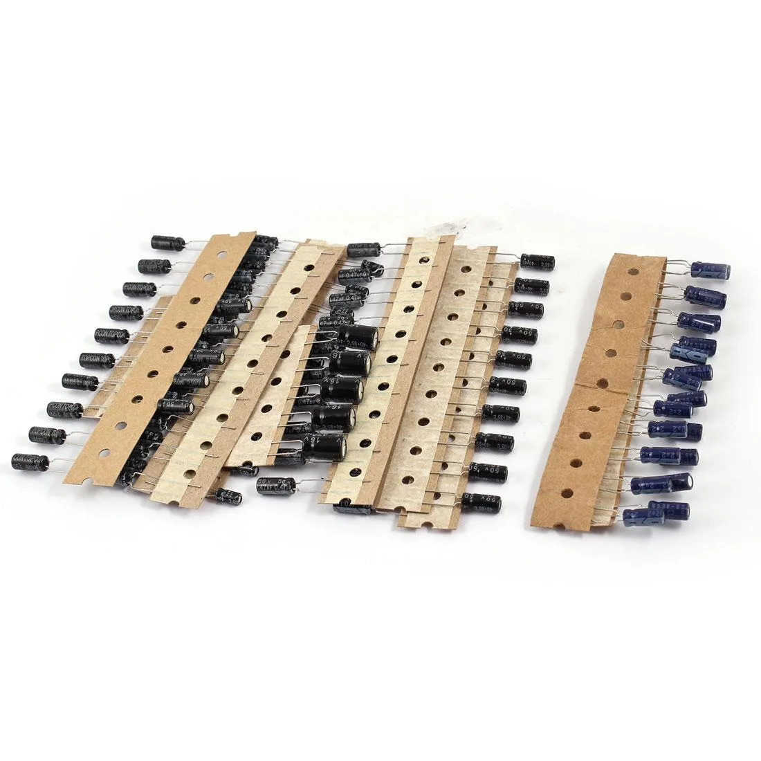 Unique-Bargains Unique-Bargains 100-piece electrolytic capacitor assortment 0.22uF-470uF — product photo