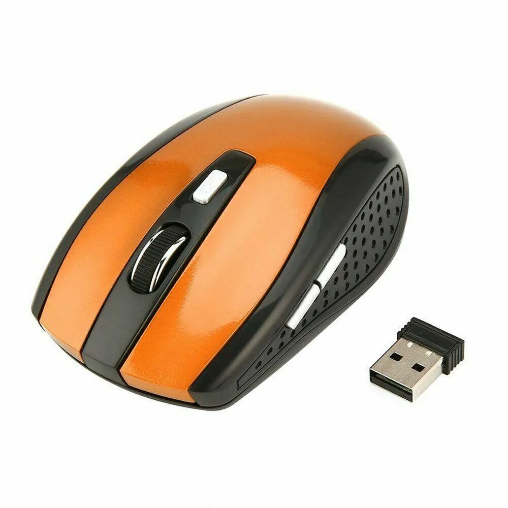 SANOXY SANOXY 2.4 GHz Wireless Optical Mouse Orange 800-1200-1600 DPI — product photo
