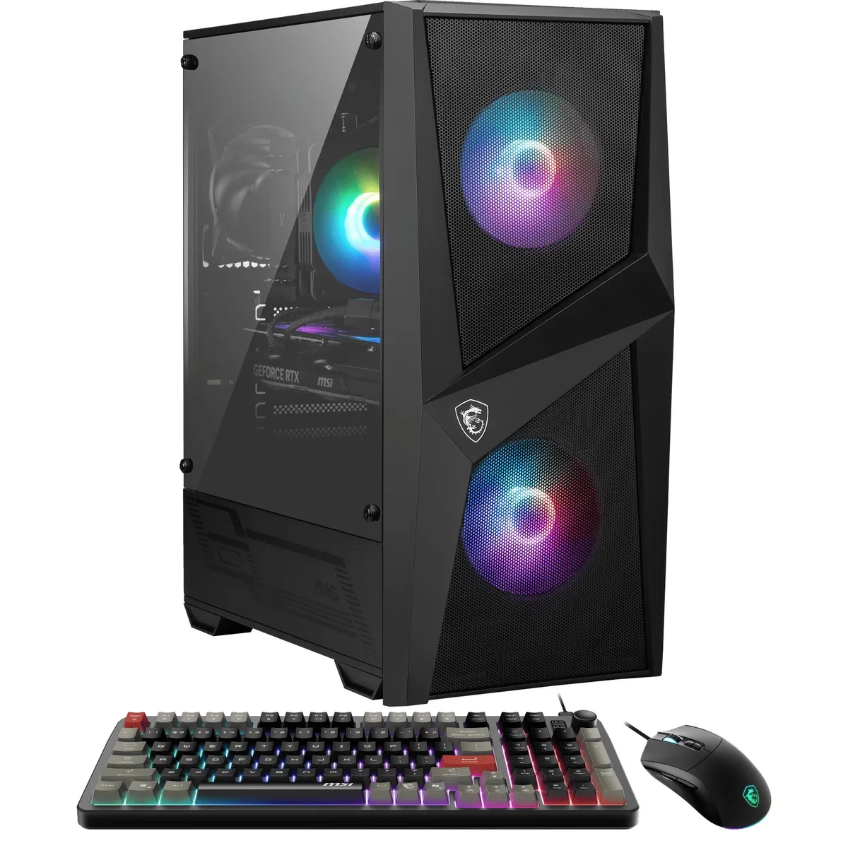 MSI MSI Codex R2 AI Intel Ultra 7 265F RTX 5070 12GB 16GB DDR5 1TB NVMe gaming PC — product photo