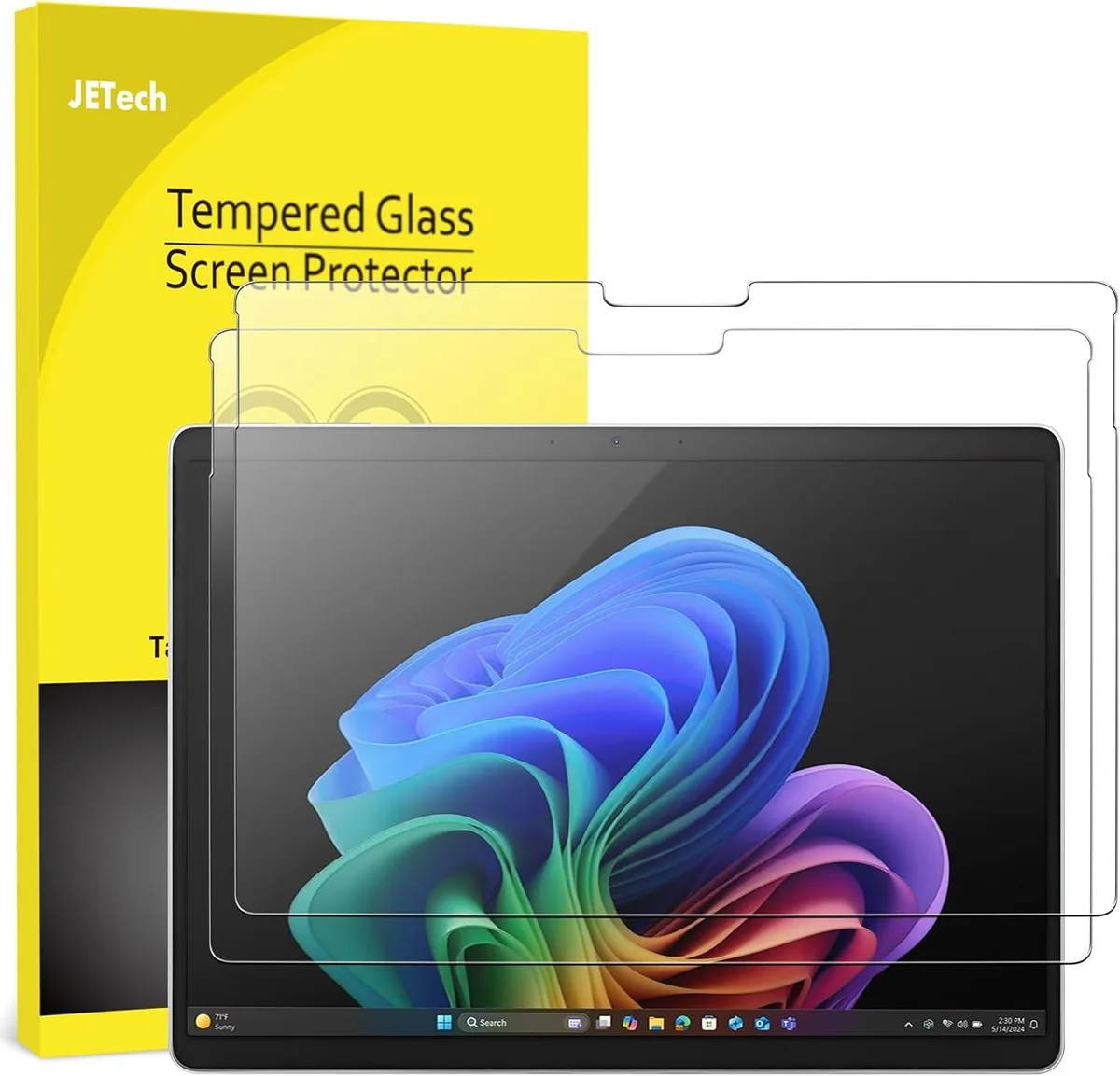 Leelbox Leelbox Screen Protector 13-Inch 9H Tempered Glass 2-Pack for Surface Pro 11/10 2024 Pro 9 2022 — product photo