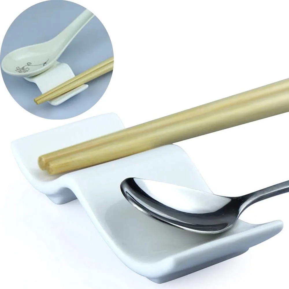 Woonsoon Ceramic Chopsticks Rest Rack Set of 6pcs — product photo