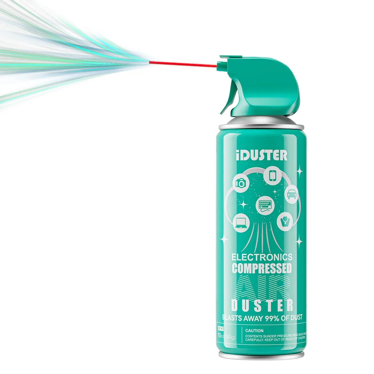 10oz metal aerosol can with plastic spray nozzle