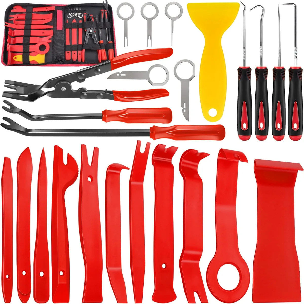 aFe Power 24 Pcs Trim Removal Tool Set Red — product photo