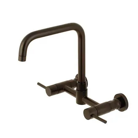 Concord wall-mount kitchen faucet oil-rubbed bronze cylindrical design