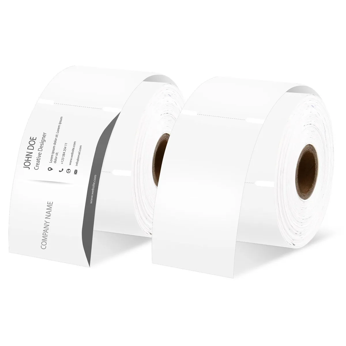 GREENCYCLE GREENCYCLE DM-30374 Label 2" x 3.5" White 300/Roll 2 Rolls — product photo