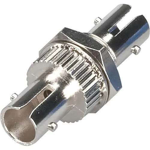 Fiber Optic Adapter ST to ST Ceramic Sleeve Silver — product photo