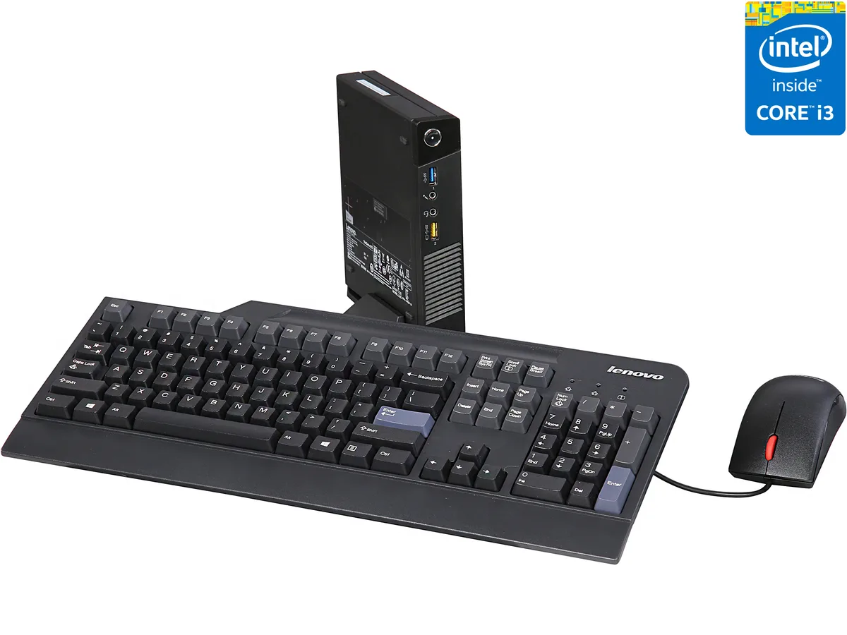 Lenovo Lenovo ThinkCentre M73 Tiny 10AY0082US desktop PC i3-4150T 4GB DDR3 500GB HDD — product photo
