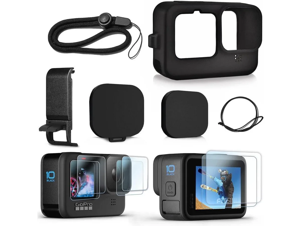 BONAEVER BONAEVER Silicone Sleeve Case for GoPro Hero 12 11 10 9 Black — product photo