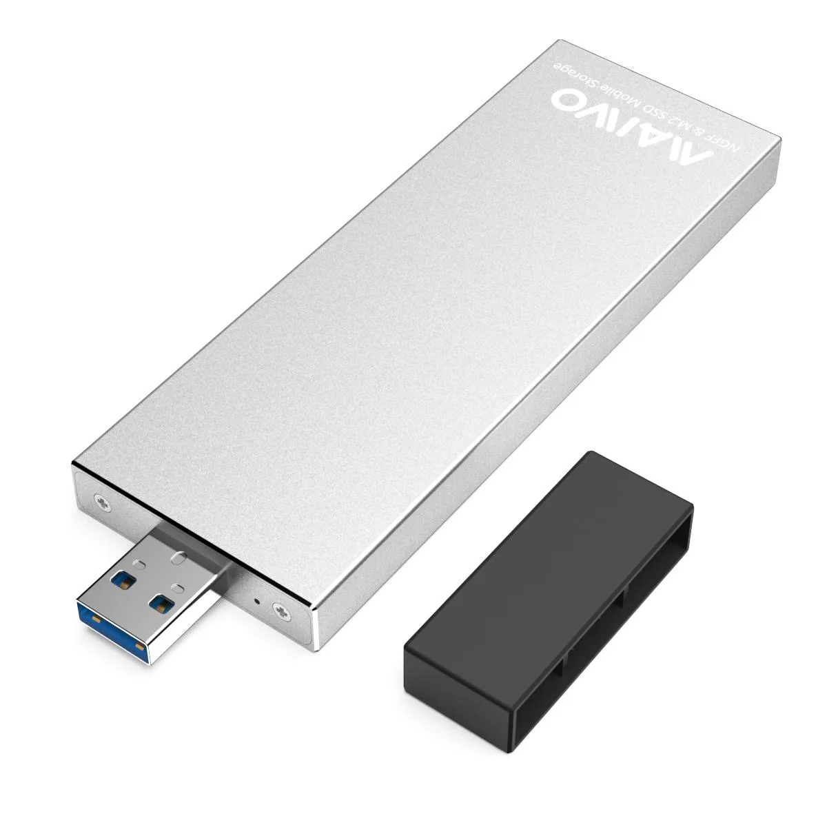 MAIWO MAIWO USB 3.0 M.2 SATA Enclosure Silver Grey 2230 2242 2260 2280 — product photo