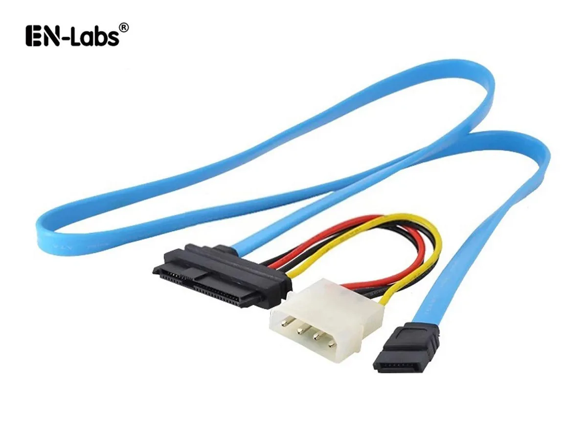 EN-Labs EN-Labs SFF-8482 to SATA Adapter Cable 2.3ft with Molex Power — product photo