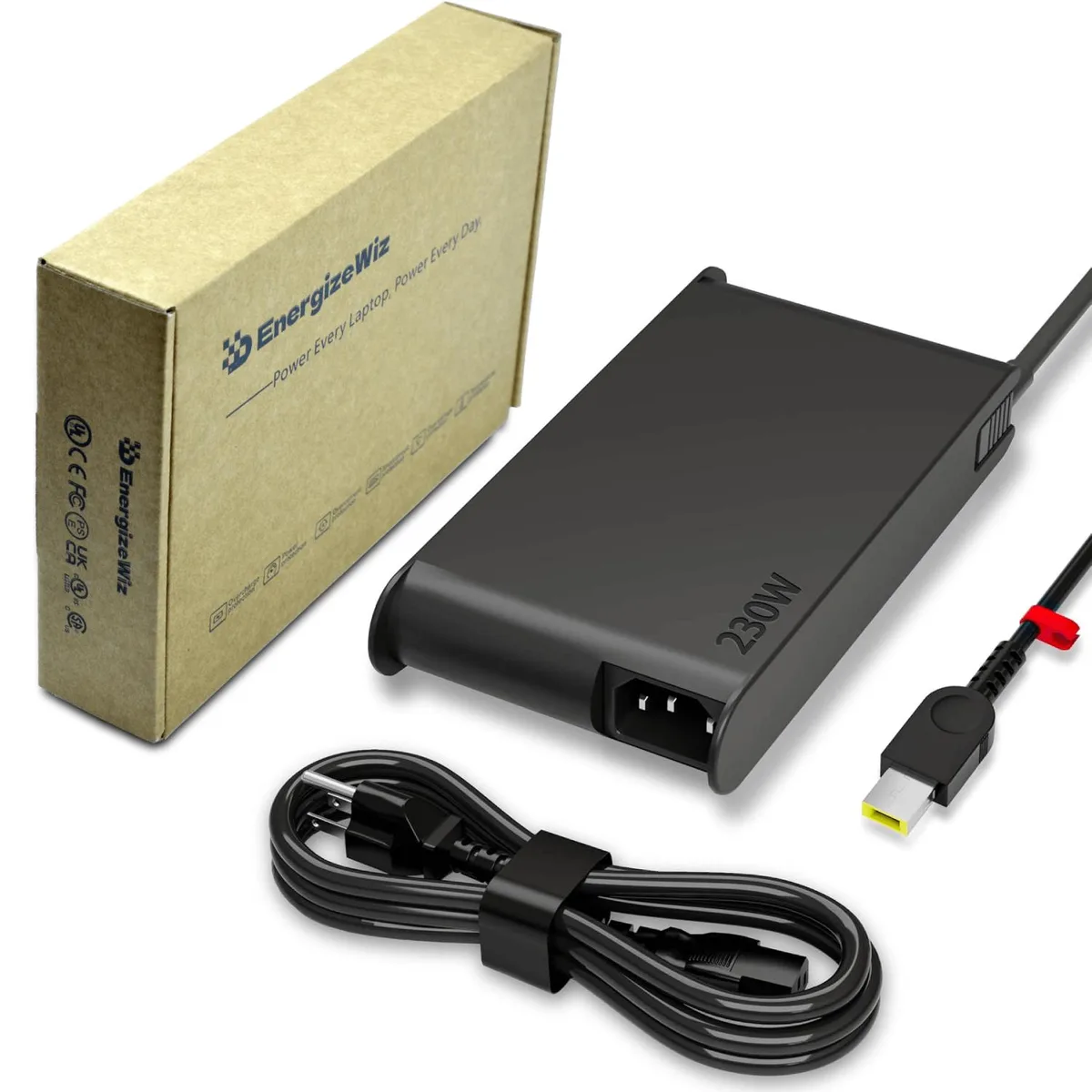 Energizewiz Energizewiz 230W AC Adapter 20V 11.5A USB Rectangular Tip — product photo