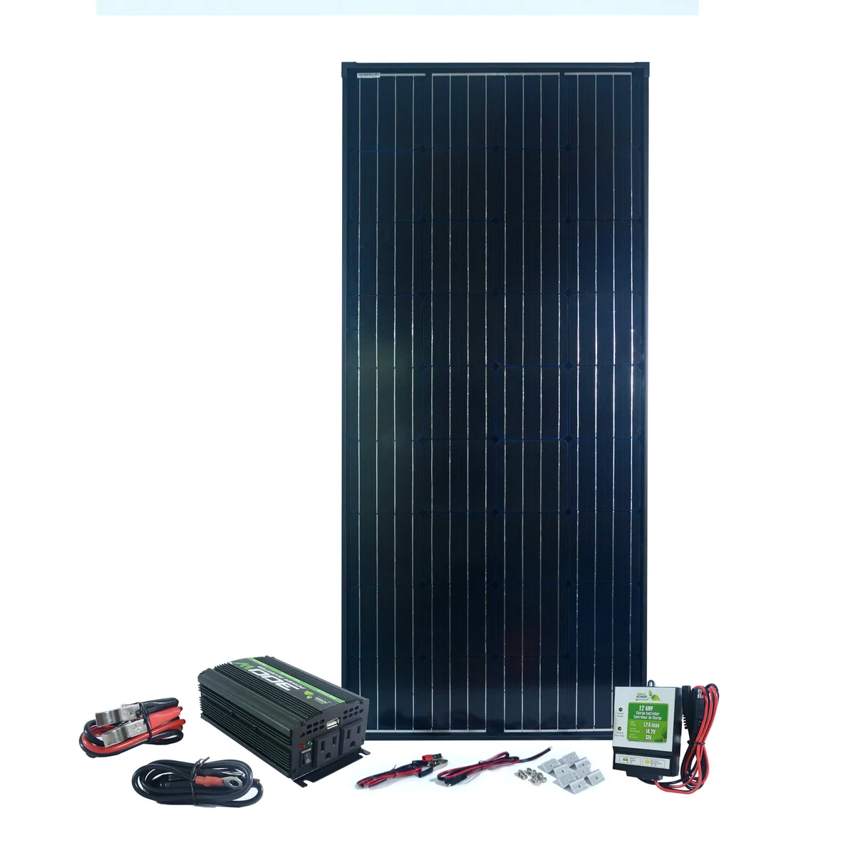 RDK Products RDK Products 180W Solar Panel Kit with 300W Inverter 12A Controller — product photo