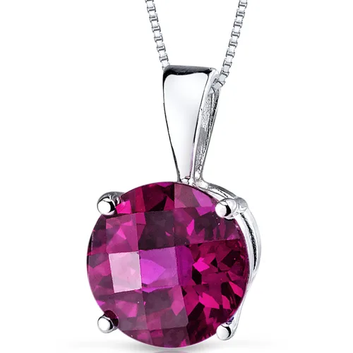 Oravo Oravo 14 kt White Gold 2.50 ct Ruby Pendant 18 in — product photo