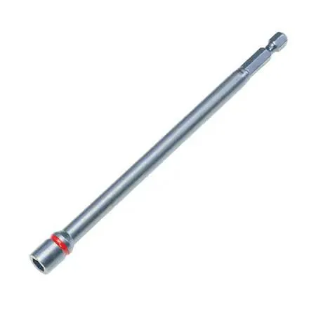 Blue 1/4 inch extra long magnetic impact hex chuck driver