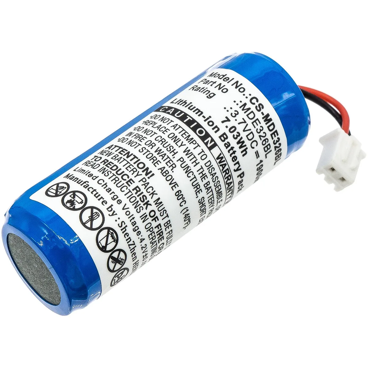 Cameron &amp; Co Cameron &amp; Co DS-CS-MDE326BL barcode scanner battery 3.7V 1900mAh 7.03Wh — product photo