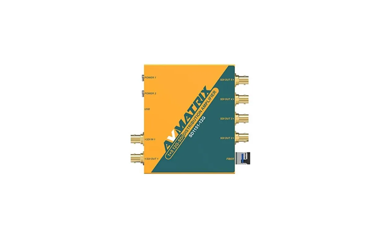 Lilliput Lilliput AVMATRIX SC1151-12G 1×5 12G-SDI Reclocking Distribution Amplifier — product photo