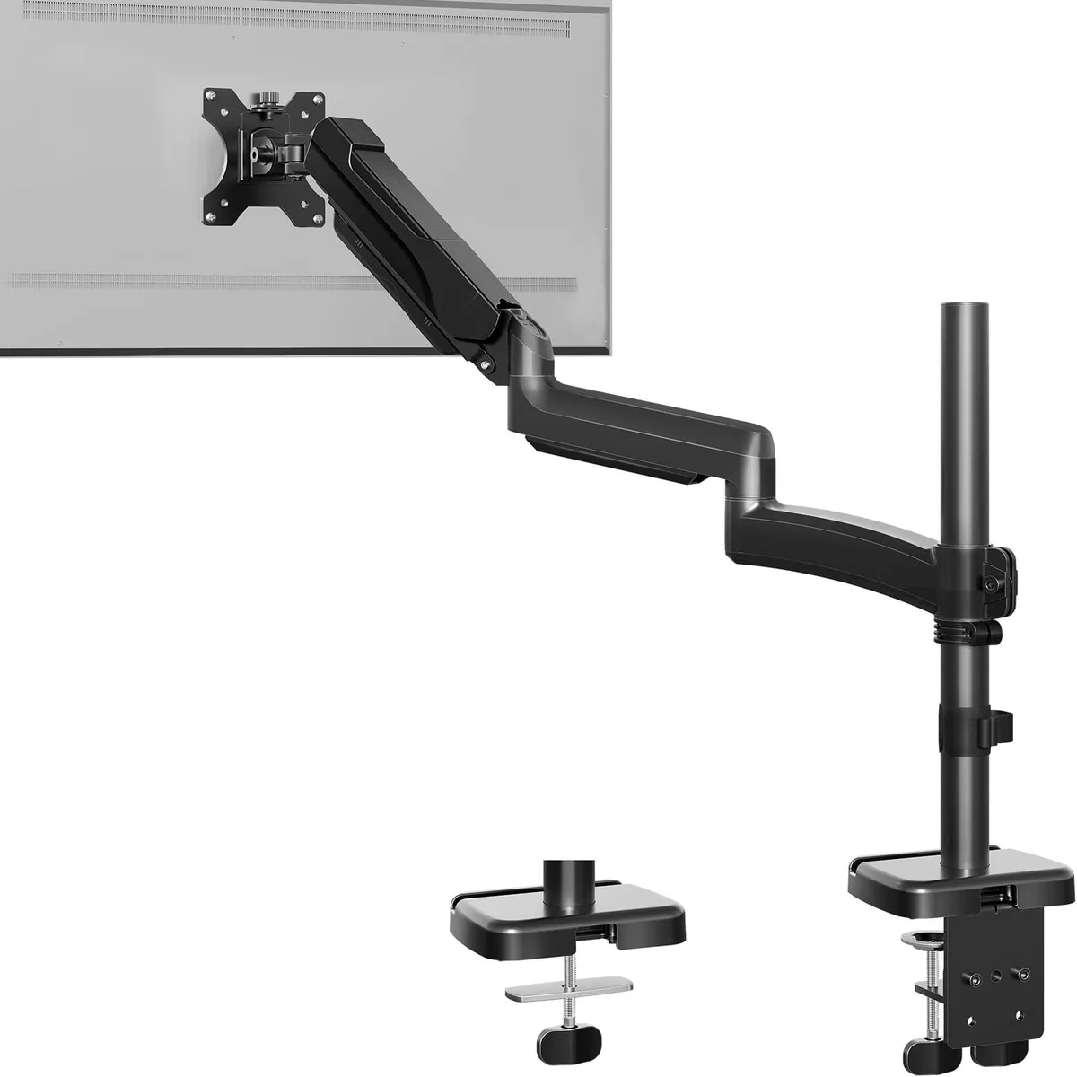Batianda Batianda ErgoFocus Long Arm Monitor Mount 13-32 in 4.4-19.8 lbs VESA 75/100mm 2 in 1 accessory — product photo