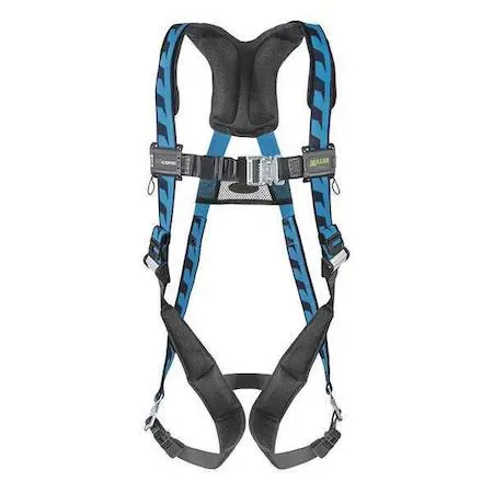 Honeywell Honeywell Miller AC-QC/UBL Full Body Harness Vest Style L/XL Blue Polyester Traffic Safety Equipment — product photo