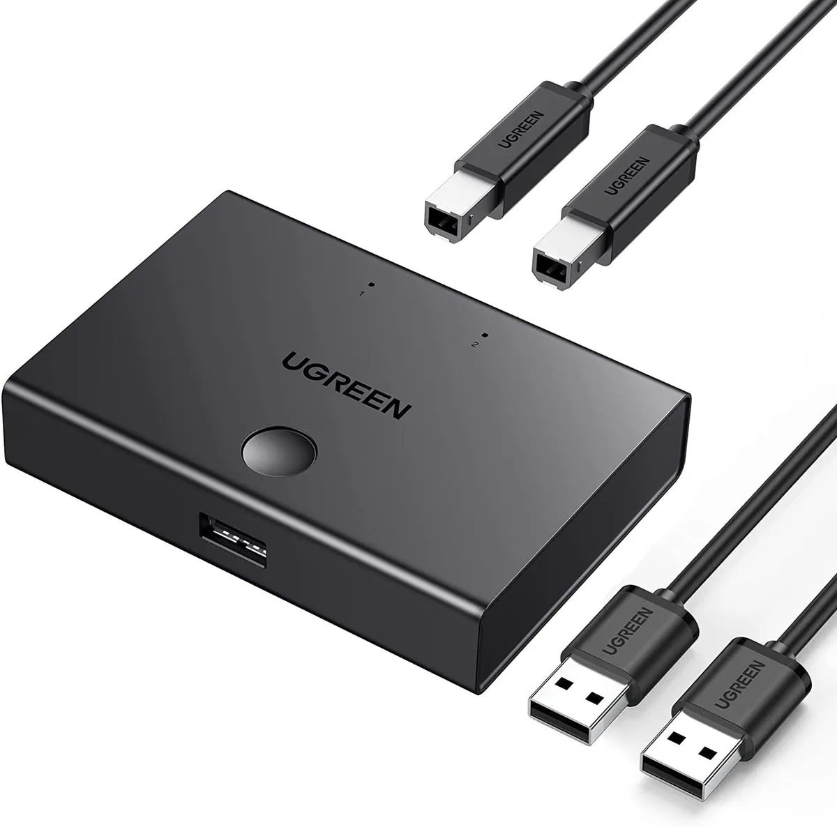 TOPRANK TOPRANK USB 2.0 KVM Switch 2 Computer 1 Device — product photo
