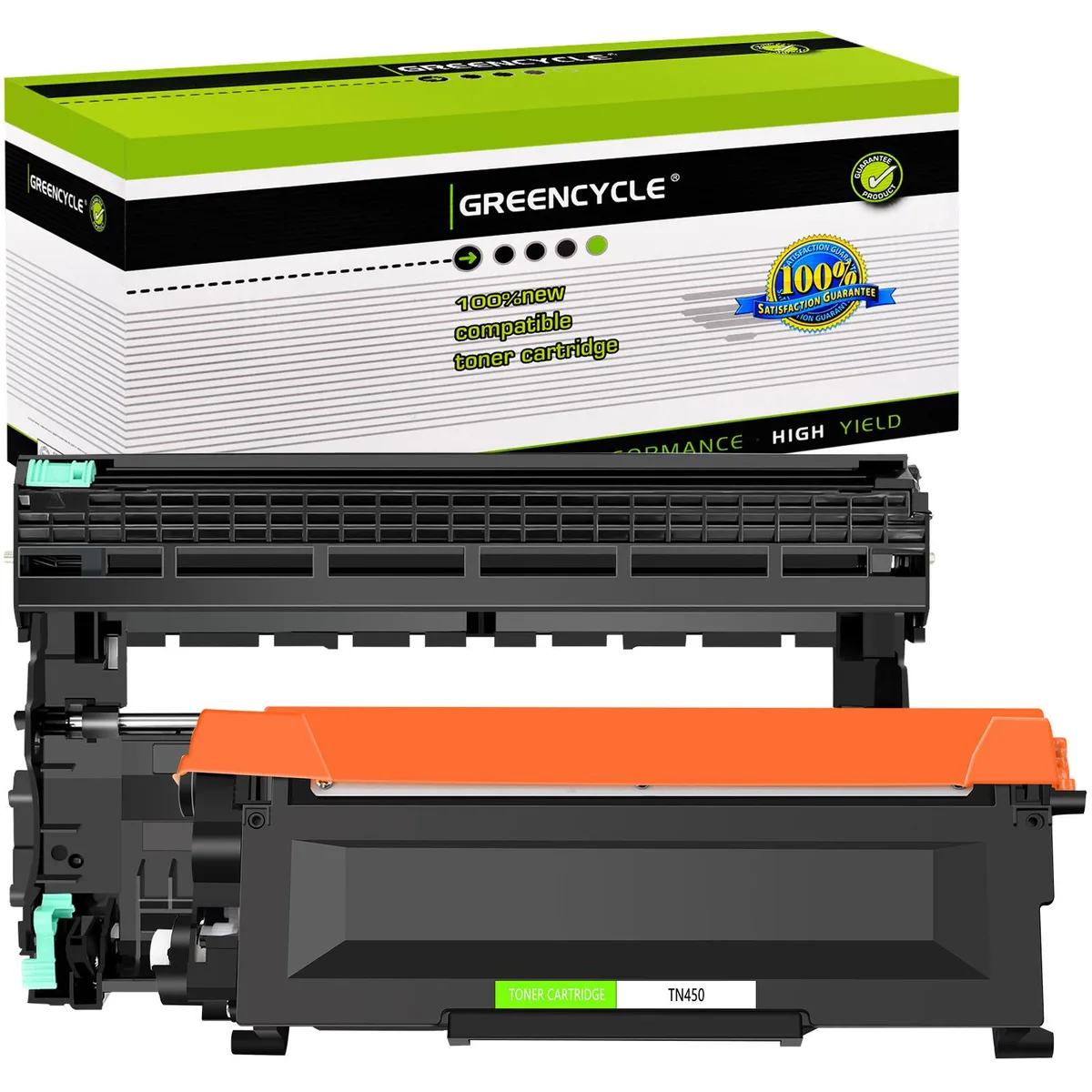 GREENCYCLE GREENCYCLE TN450 DR420 Toner Cartridge and Drum Unit Set — product photo