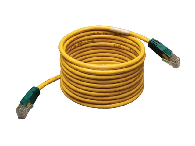 Tripp Lite Tripp Lite N010-010-YW Cat5e Crossover Network Ethernet Cable 10 ft Yellow — product photo