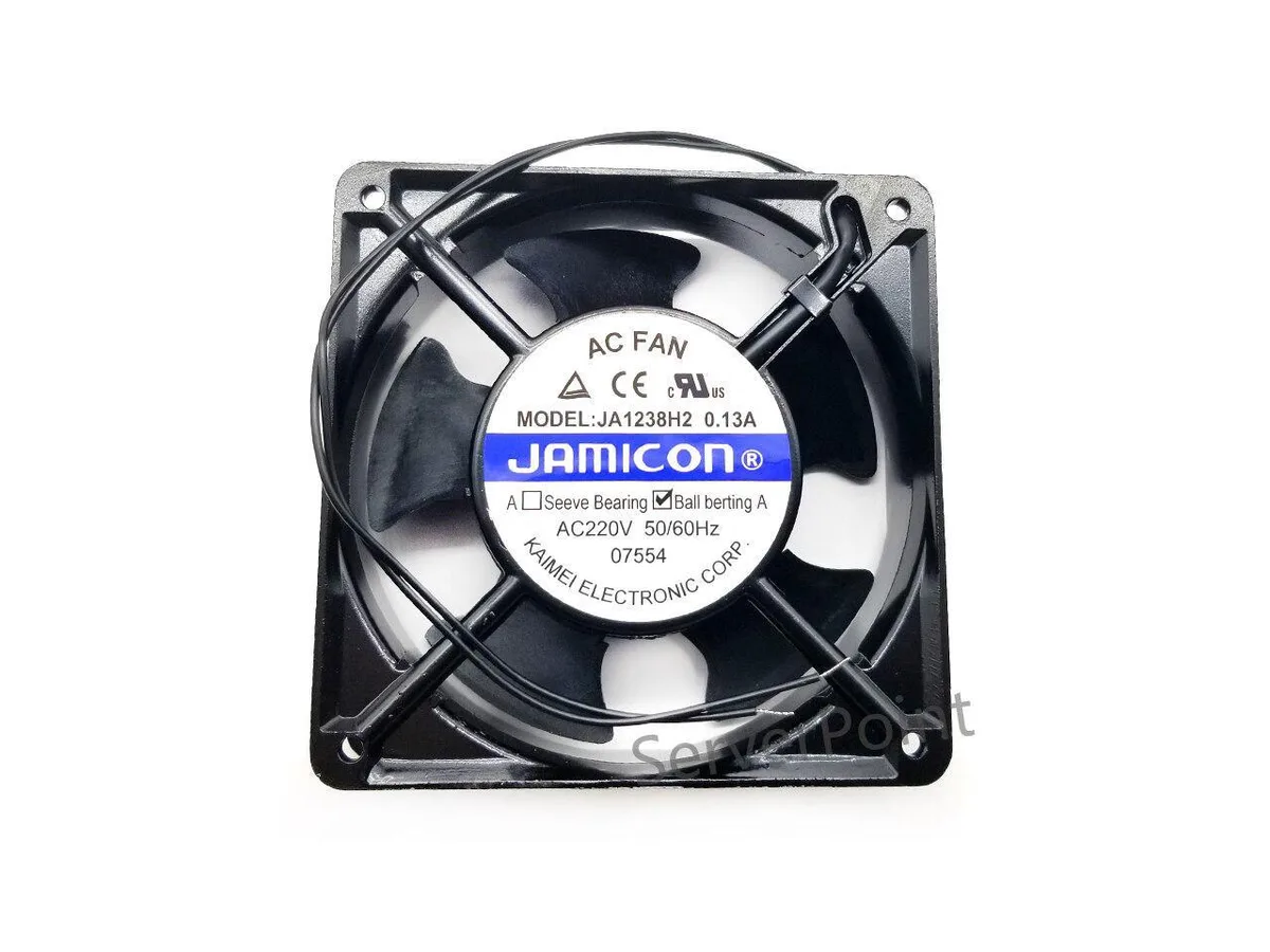 Fans Fans 2-line bearing cooling fan for JAMICON JA1238H2 12038 AC220V .13A — product photo