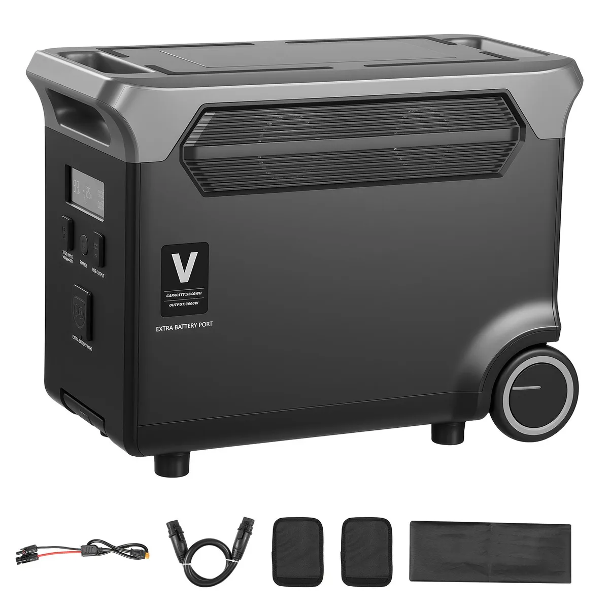VEVOR VEVOR QX3600 3840Wh LiFePO4 Expansion Battery accessory — product photo