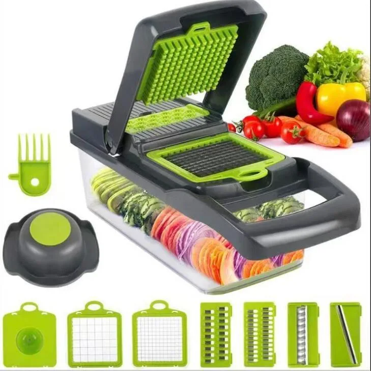 NO. NO. 15-in-1 Vegetable Chopper Grater 1.2L 420 Stainless Steel — product photo