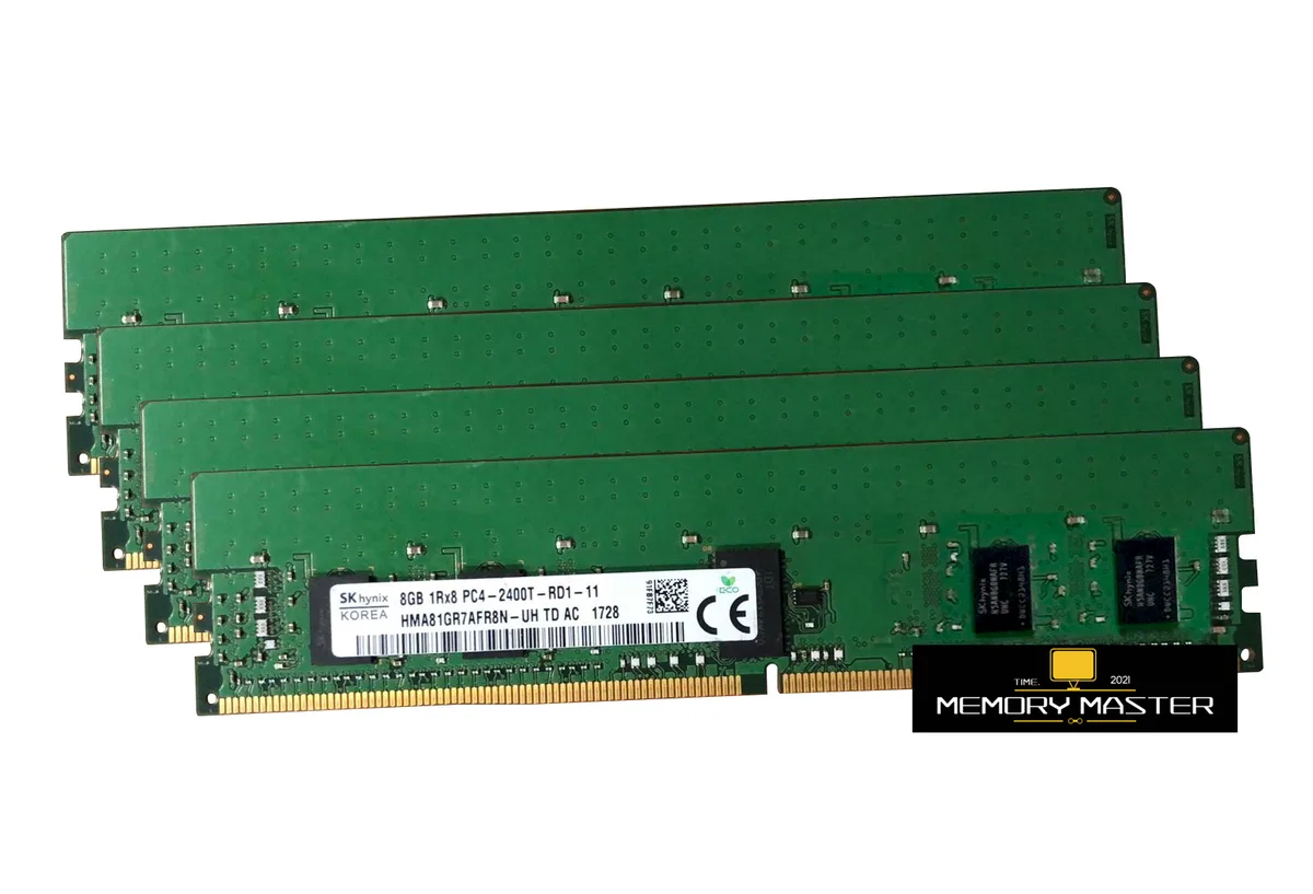 SK hynix SK hynix HMA81GR7AFR8N-UH 32GB (4x8GB) DDR4-2400 Registered Server RAM — product photo