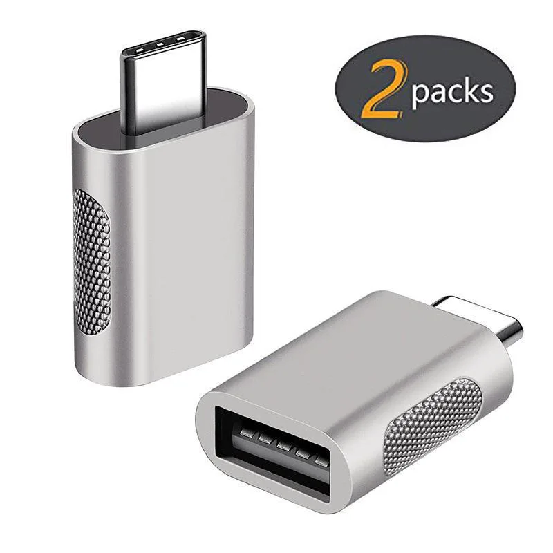 HANNORD HANNORD USB-C to USB 3.1 Adapter 2-Pack Gray — product photo
