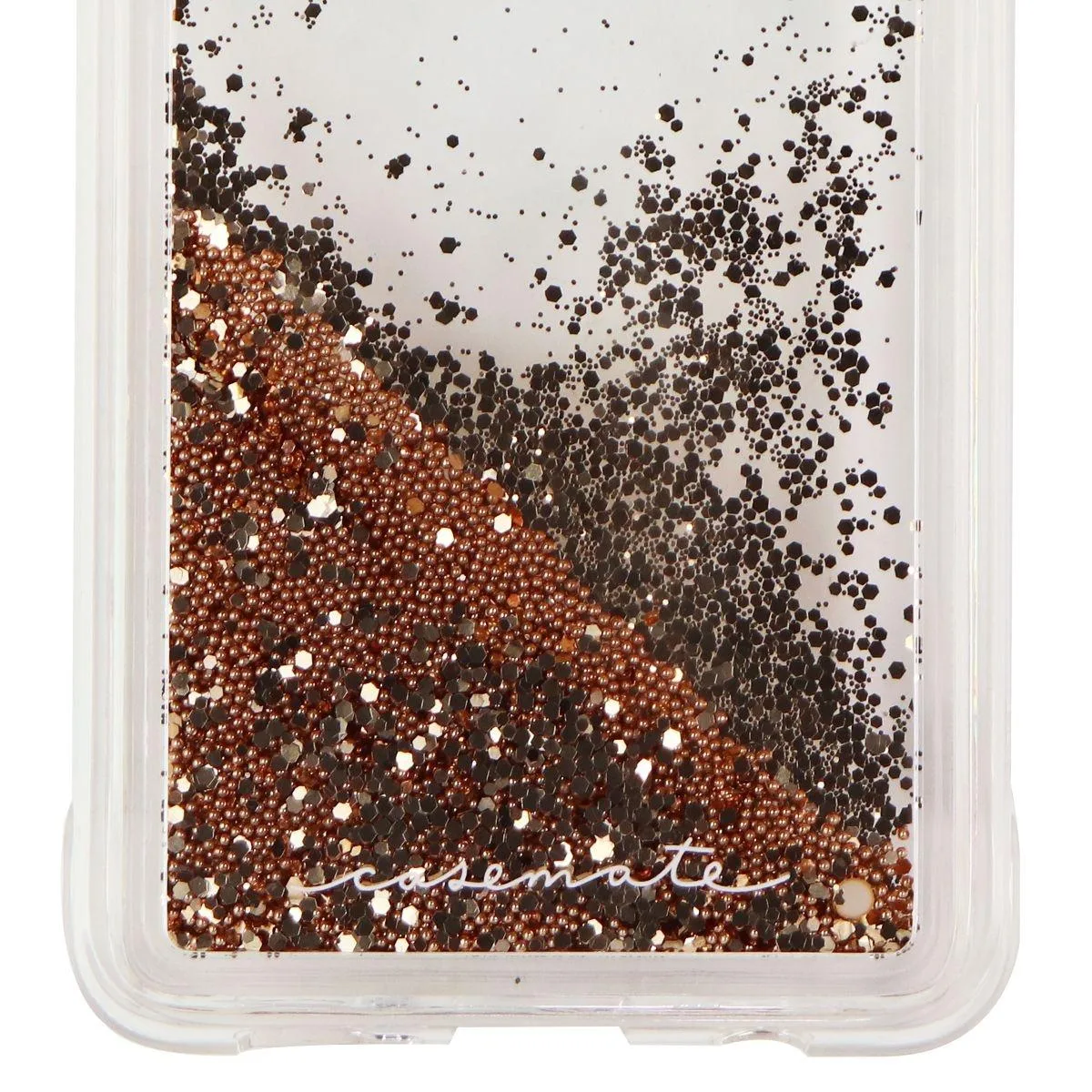 Case-Mate Case-Mate Waterfall Liquid Glitter Case for Galaxy S10+ Clear/Gold — product photo
