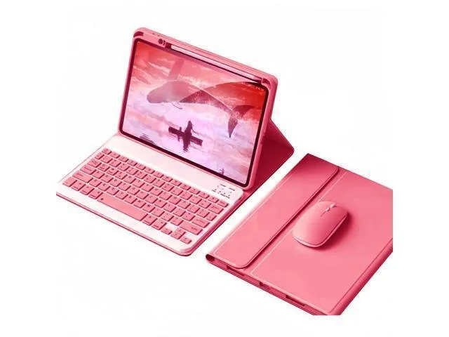 LORDWORLD LORDWORLD Keyboard Case Mouse iPad 10th Gen 10.9 inch 2022 Dark Pink — product photo