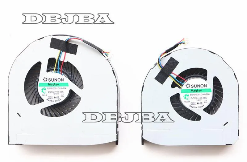 DBTLAP DBTLAP CPU GPU Cooling Fan Precision 7710 7720 30 40 laptop cooling pad — product photo
