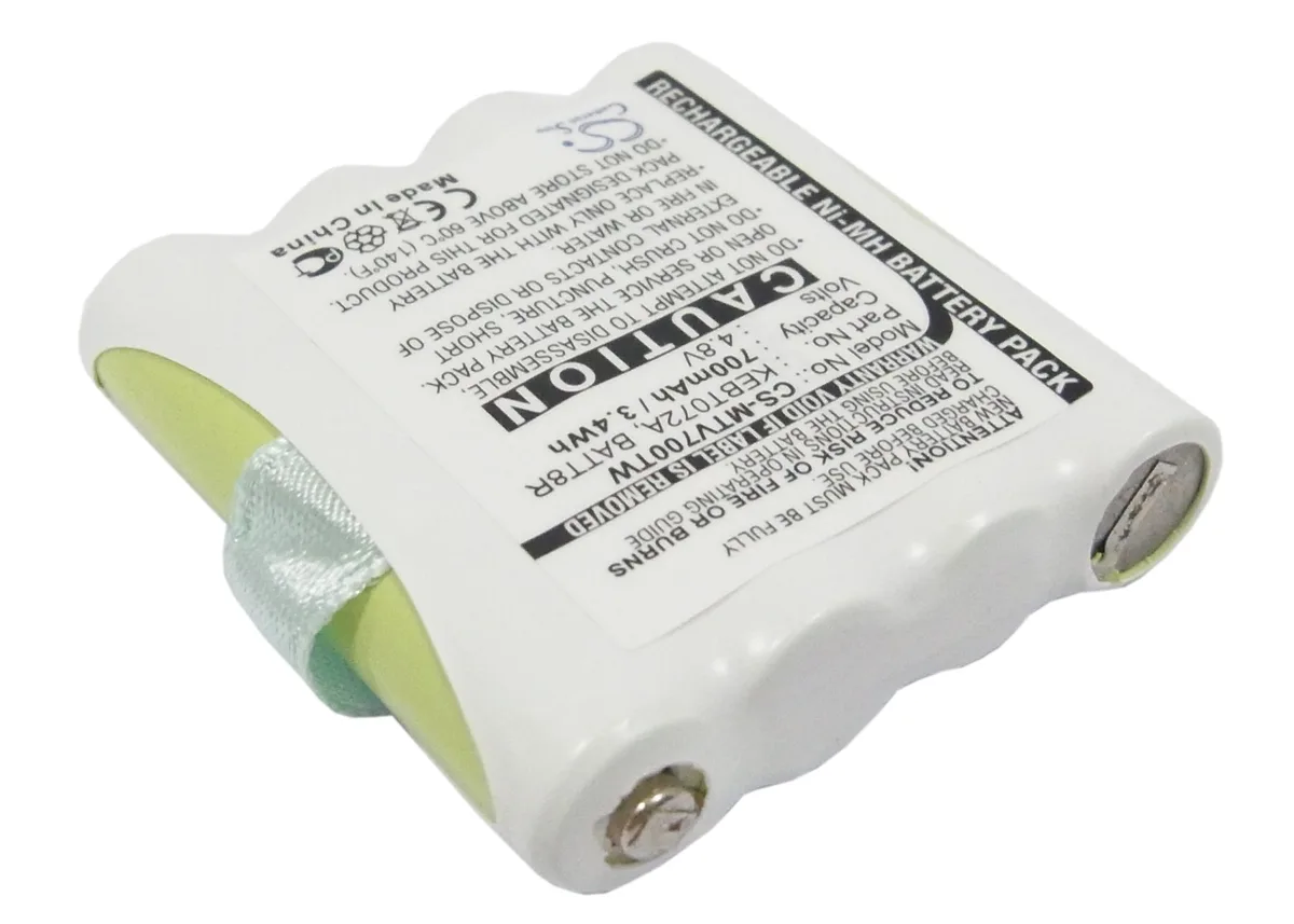 CameronSino CameronSino DS-CS-MTV700TW 4.8V 700mAh Ni-MH two-way radio battery — product photo