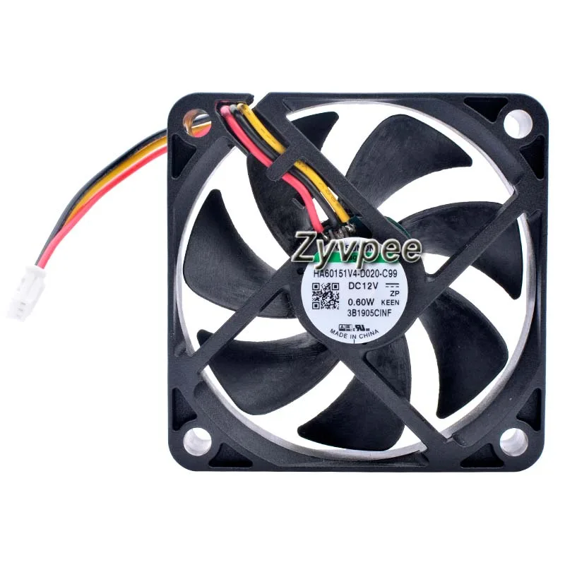 Zyvpee Zyvpee HA60151V4-D020-C99 60x15mm 12V 3-pin case fan — product photo